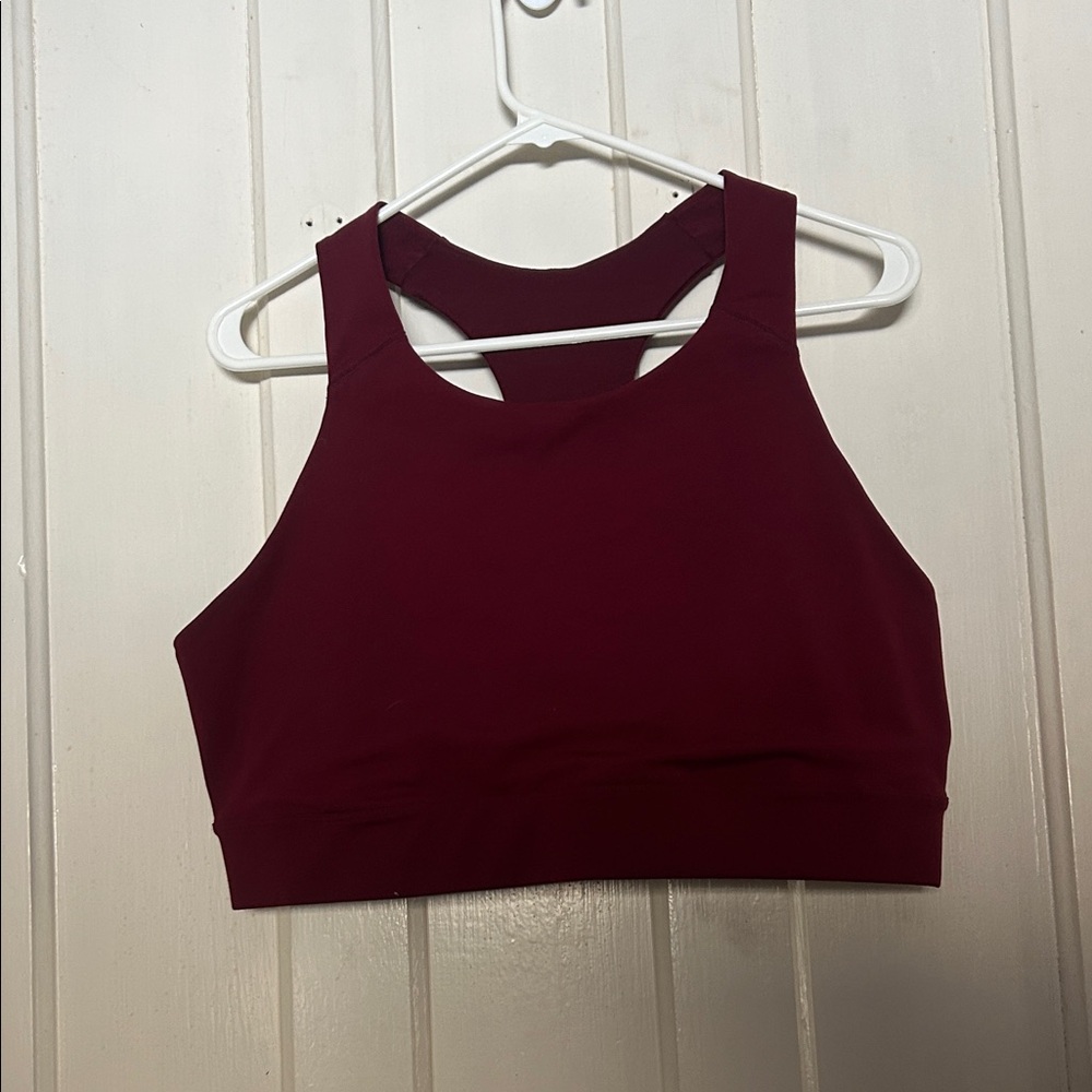 Old Navy Deep Red Sports Bra